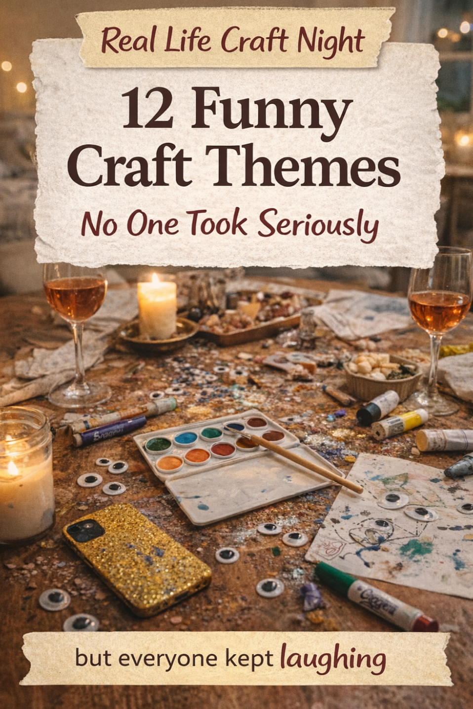 🎭 ✒️ 🖤 | Whimsical Crafting Evenings That Deepened Hearts | date night aesthetic 596