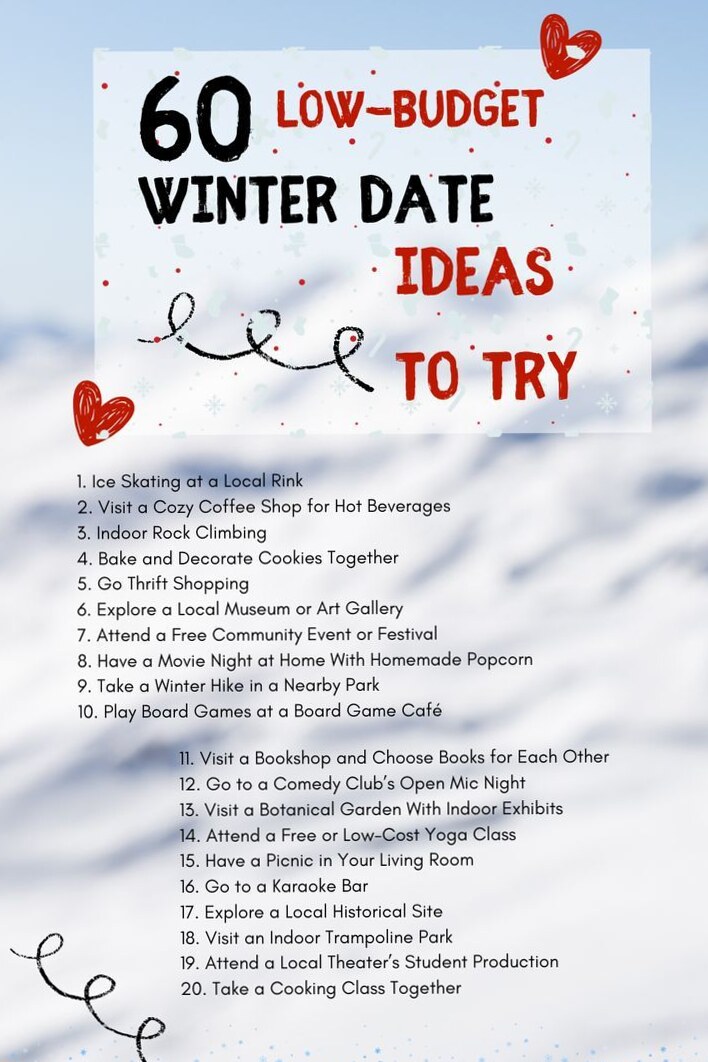 🤍 Winter Whispers: 60 Cozy, Thoughtful Dates for Deep Connections | romanticizin 391